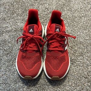 Adidas Red Athletic Sneakers
